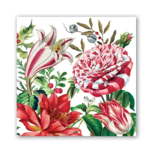 Michel Design Christmas Bouquet Luncheon Napkins